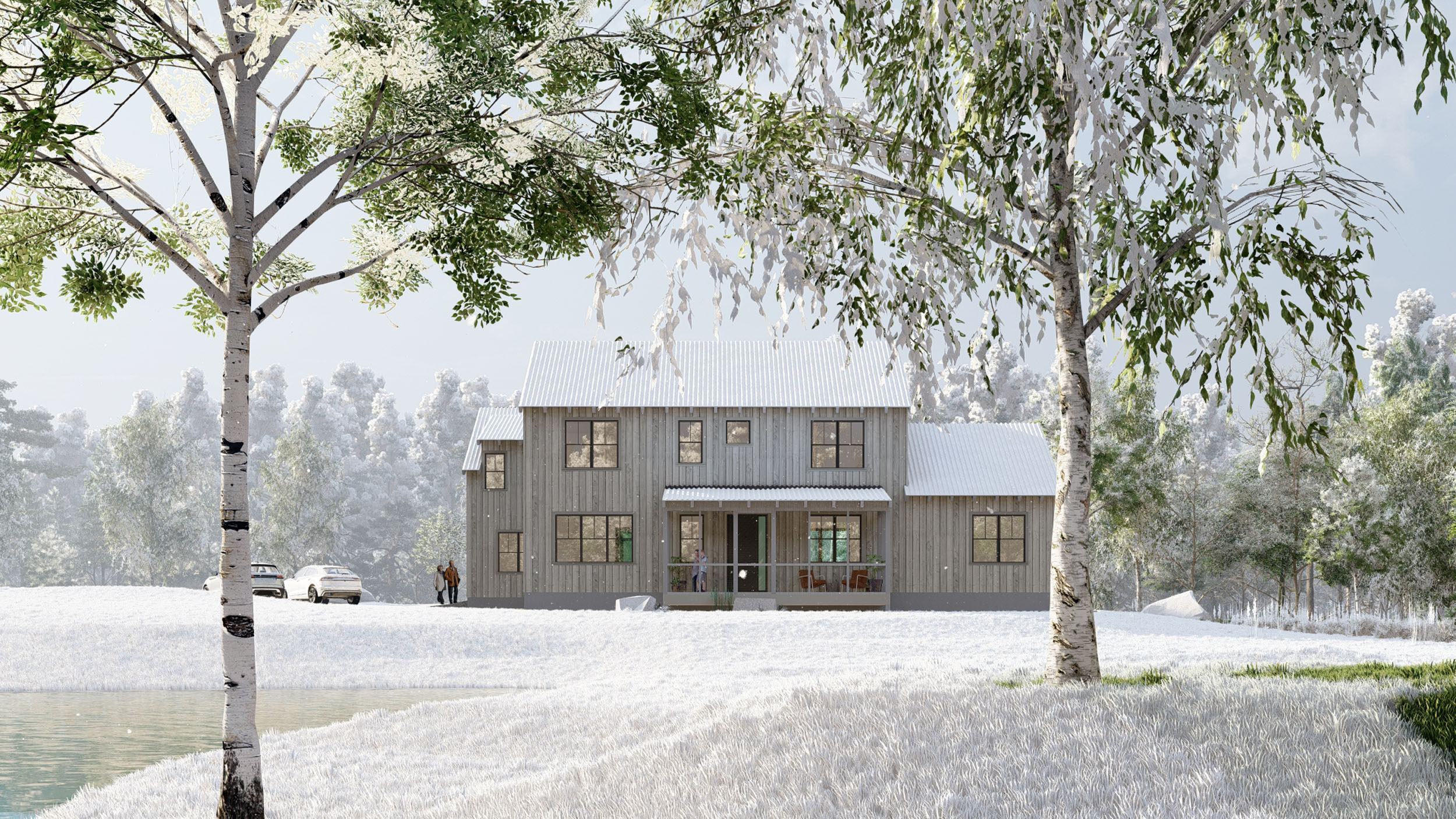 York Meadow House Exterior View